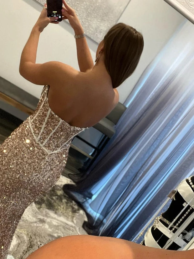 Frauen Meerjungfrau Formal Party Kleid